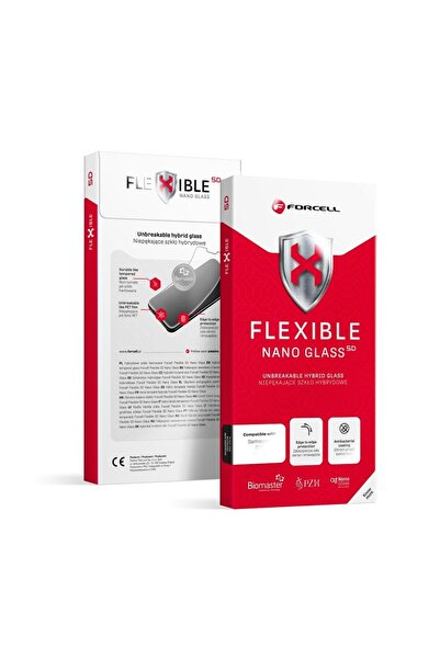 Forcell Husă hibridă flexibilă 5D pentru iPhone 15 Pro Max, neagră