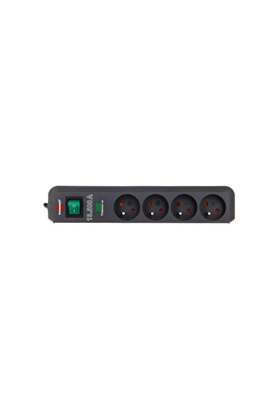 Brennenstuhl Prelungitor anti-supratensiune cu 4 prize, 1,5 m, negru (1412000...