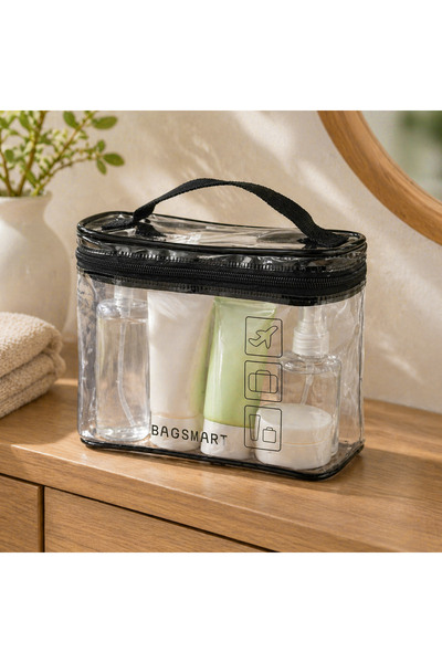 Zumzeria TRANSPARENT POUCH WITH DOTS