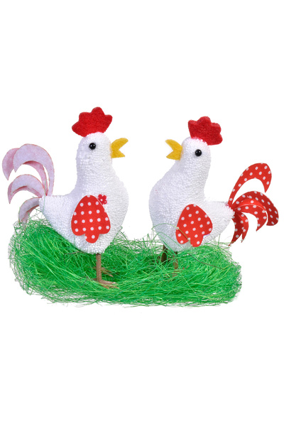 Zumzeria Coșuleț decorativ Pui de Paște 3cm - 2 buc.