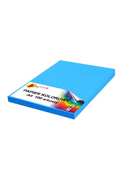 Shan Hârtie color A4 120g albastru intensiv 100 coli