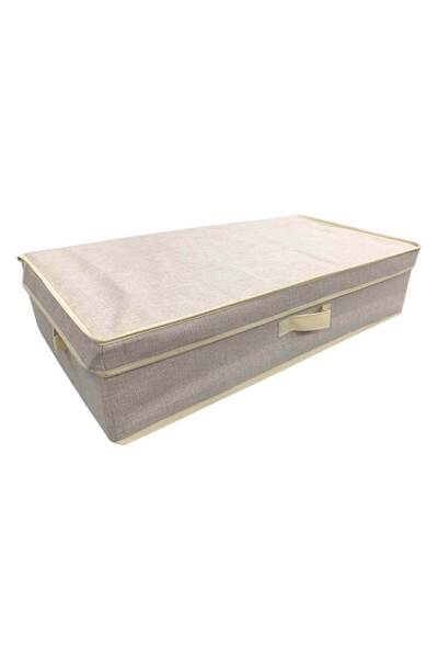 Zumzeria Beige Storage Bag with Lid 67x37x15cm