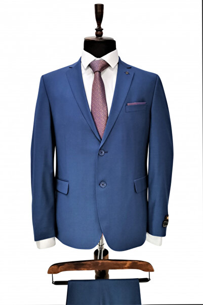 AMONCE Men's suit size 2 Edward blue