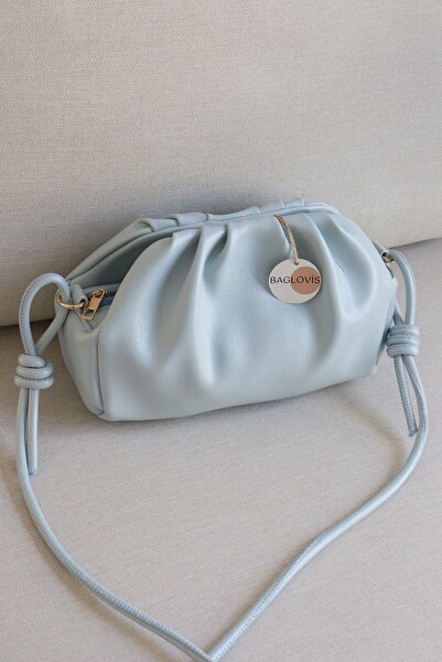BAGLOVİS Drawstring Hand and Shoulder Bag with Pleated Design and Adjustable ...