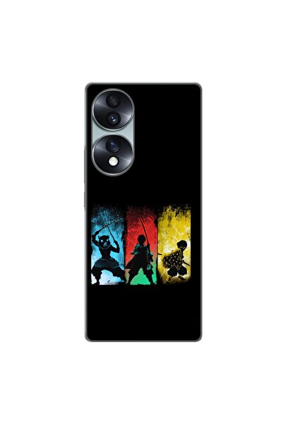 OEM Husa compatibila cu Honor 70 Silicon Gel Tpu Model Demon Slayer Team