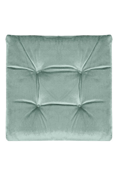 OEM Pernă decorativă de scaun din catifea verde mentă 40x40cm