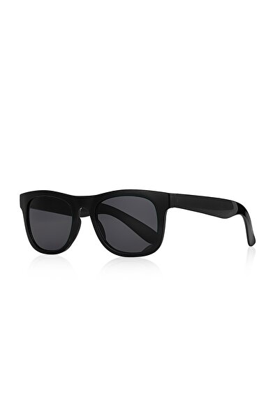 BAPPİR Uv400 Protected Children's Wayfarer Black Unisex Sunglasses