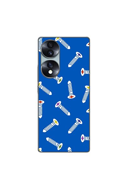 OEM Husa compatibila cu Honor 70 Silicon Gel Tpu Model Screws Pattern