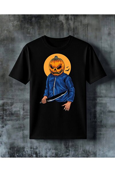 COMVİCHO Halloween Little Bal Printed Oversize T-Shirt
