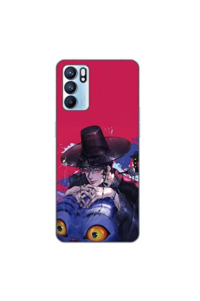 OEM Husa compatibila cu Oppo Reno6 5G Silicon Gel Tpu Model KPop Demon Hunter...