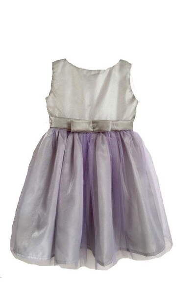 Yolka clothing Rochie pentru fete, din tulle, 7 ani, gri