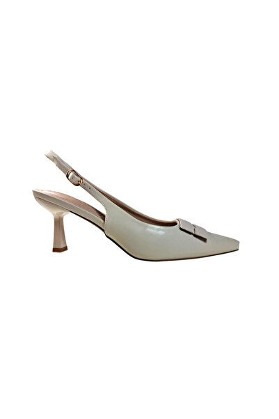 La Bottine Souriante BZ1538-02 Γυναικεία Γόβα Slingback σε Μπεζ Χρώμα