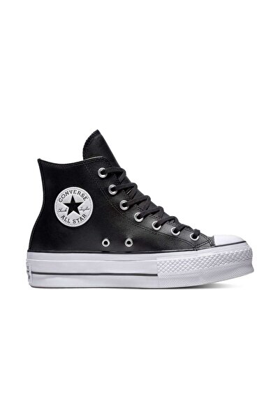 Converse Chuck Taylor All Star Lift High 561675C Δερμάτινο Sneaker Μαύρο