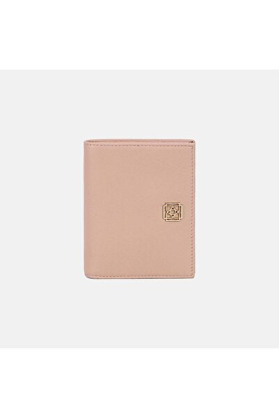 Desa Kadın Vizon Logolu Deri Dokulu Cüzdan
