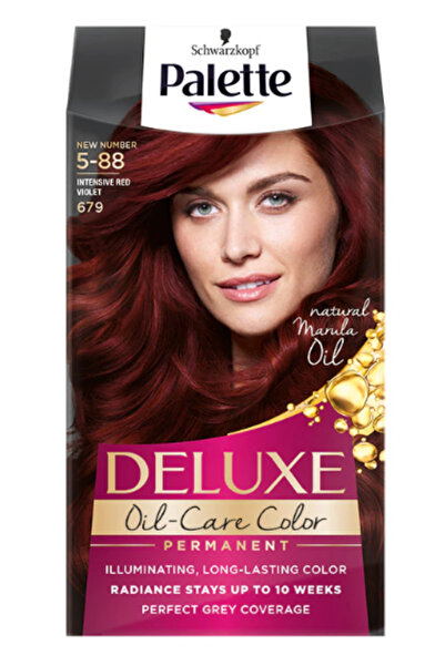 Schwarzkopf Vopsea de par permanenta Palette Deluxe 679 Intensiv Red Violet,1...