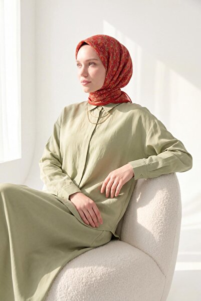 Silk Home Soft Scarf Garden Coral 90X90
