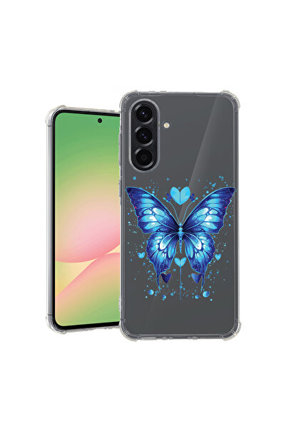 bestcase Husă Antișoc pentru Samsung Galaxy A37 5G, Fluture Albastru, 3128361...