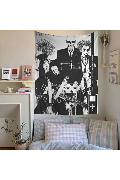Choice23 75x100cm(2.5X3.3FT WH-4953 VIKAMA Anime-Themed Tapestry Blue-Purple ...