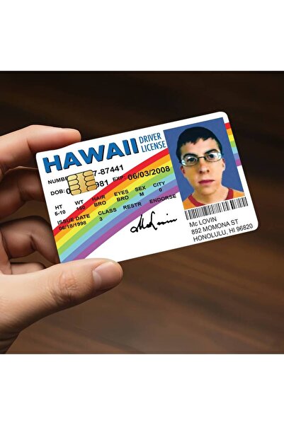 Choice z1 18.6x13.7CM Mclovin Credit Decorative Card Stickers Suitable For Ba...