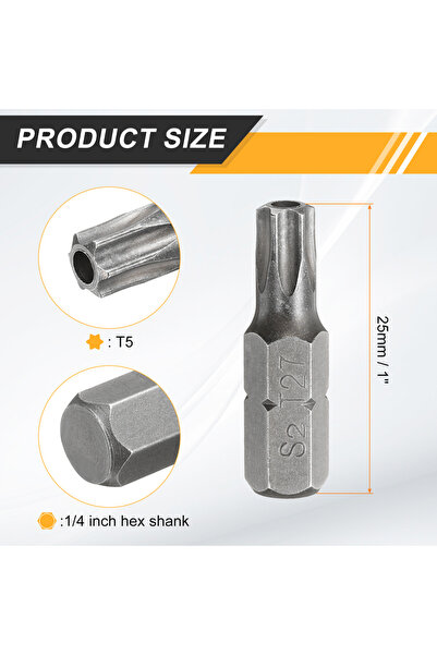 Choice14 2pcs T27 2/5/10pcs T6 T8 T10 T15 T20 T25 T27 T30 T40 Torx Screwdrive...