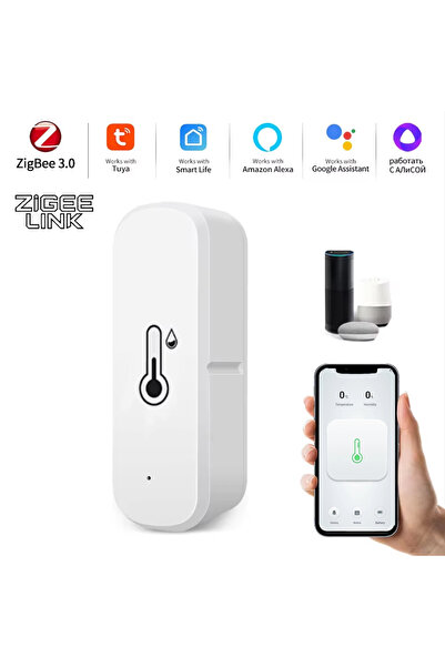 Choice3 جهاز استشعار درجة الحرارة والرطوبة الذكي Zigbee/WIFI مع تطبيق للمراقب...