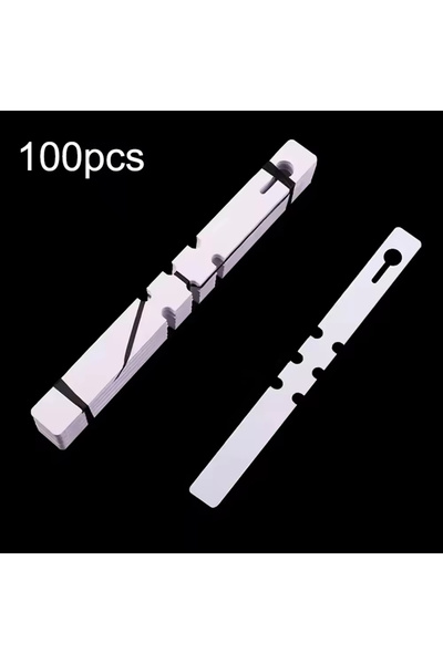 Choice white Garden100PCS Pvc Waterproof Ring For Flower Plant Labels, Seedli...