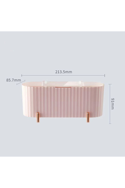 Choice GuangyuPink 3 Grids Makeup Sponge Puff Storage Box Swab Clear Desktop ...