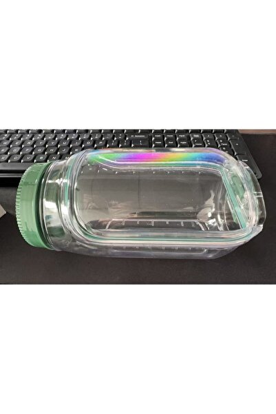 Choice green Portable All-in-One Salad Container with Leak-Proof Oats Compart...