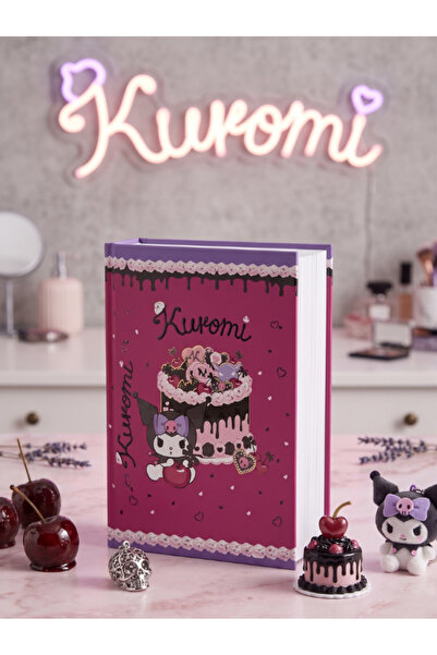 kuromi Figürlü Çelik Kilitli Pembe Mor Para Kasası