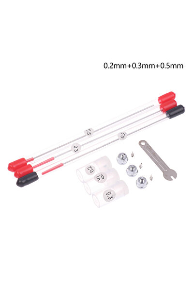 choice2 3Pcs 1set 3/10Pcs/lot Airbrush Replacement Parts Kit With 0.2/0.3/0.5...