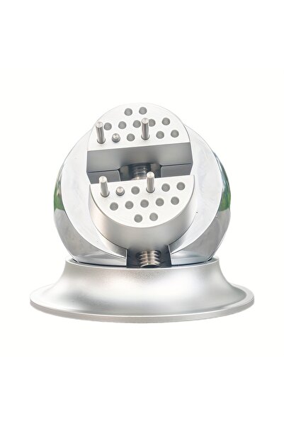 Choice Silver 1Pc Engraving Block Tool 360° Rotation Ball Vise Woodworking To...