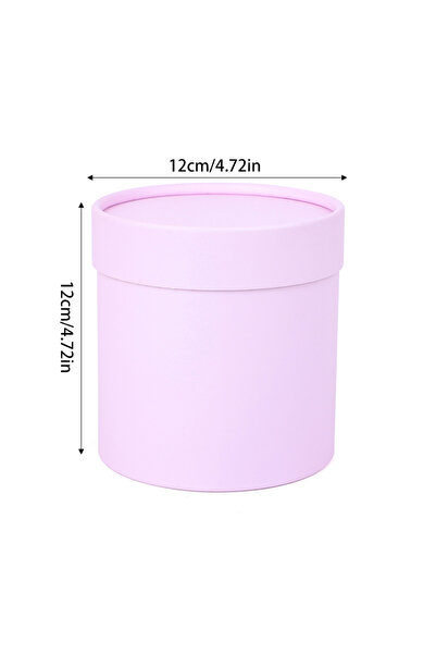 Choice5 purple Round Flowers Box Gift Packaging Paper Box For Wedding Rose Bo...