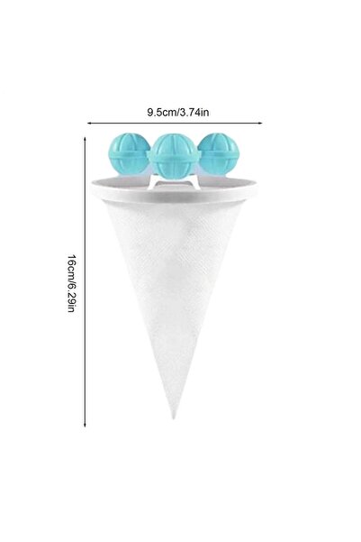 Choice 3PCS 3Pcs Washing Machine Filter Net Floating Lint Filter Mesh Bag Reu...