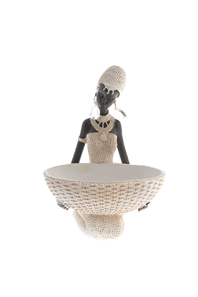 meli melo Statueta decorativa negresa cu bol