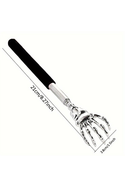 Choice4 Black 1/4Pcs Extendable Back Scratcher Portable Telescoping Scratchin...