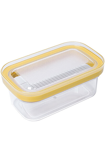 Choice Yellow Sealed Butter Cutting Box, Cheese Storage Box, Cheese With Lid ...