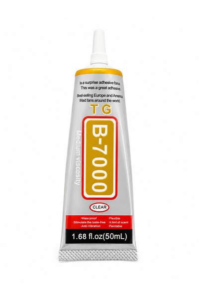 PİYATECH B7000 Dokunmatik Ekran Çerçeve Yapıştırıcı 50ML Şeffaf Cep Telefon L...