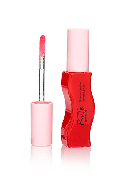 Roesıa Rose Cosmetics Rose Shimmer Lip Gloss - Simli, Renkli Dudak Parlatıcı