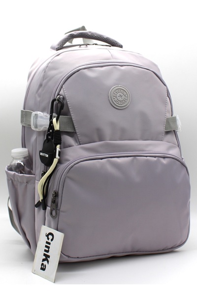 Çınka Bags Luxury Unisex Satin Water-Resistant Fabric Large Size Middle Schoo...