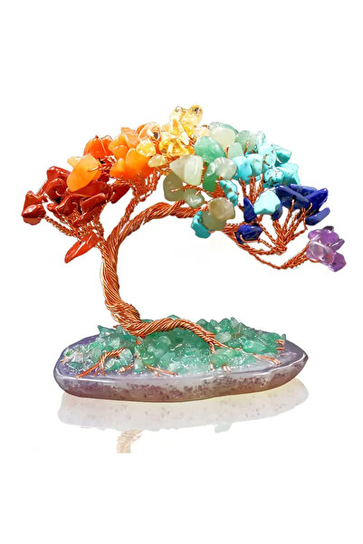 Choice 1pc colorful G5289A Rainbow Crystal Money Tree Ornament | Handcrafted ...