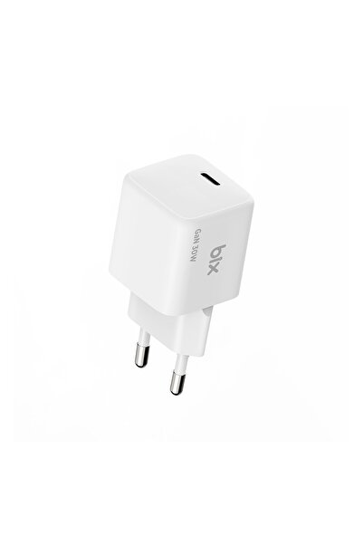 Bix BX1P32G GaN 30W Type-C PD Hızlı Şarj Cihazı iPhone Android Uyumlu Şarj Al...