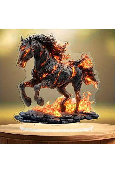 Choice7 Horse G 1 Bohemian style acrylic horse pattern statue - desktop art d...