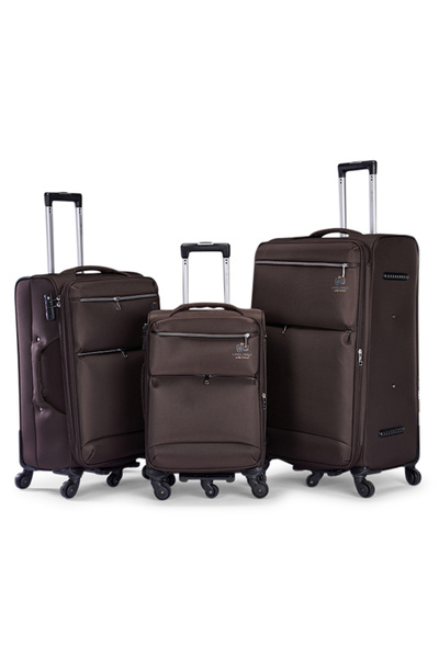 LİMRA Luxury 3-Piece Travel Luggage Set Modern Design Durable Fabric Suitcase...
