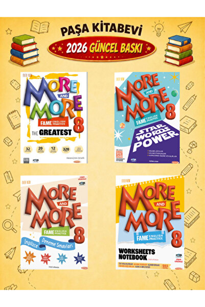 Fenomen Yayıncılık Kurmay Yayınları 8. Sınıf More And More Worksheets Noteboo...