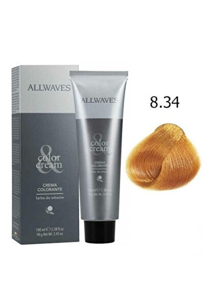 Allwaves Vopsea de păr, Allwaves, 8.34, 100 ml, Portocaliu