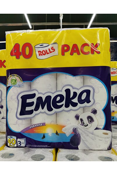 EMEKA Hârtie igienică, EMEKA, Paradise, Set 40 role, 3 straturi