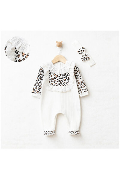 The Nest Kids Soft Wild Nest Organic Baby Romper Set with Booties