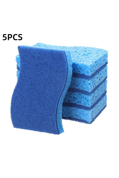 choice2 5PCS 5-20PCS Dishwashing Sponge Cleaning Cloth Sponge Wood Pulp Cotto...