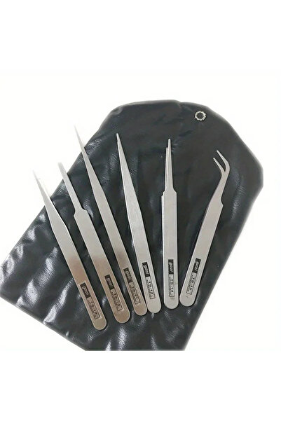 Choice 1Set 6-Piece Stainless Steel Tweezers Set – TS-15 Succulent Plant DIY ...