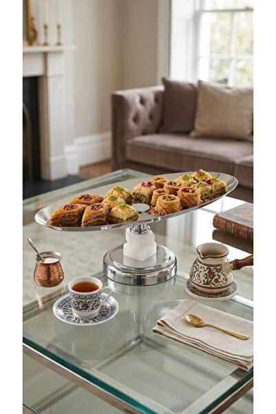 Generic Elegant and luxuriously designed serving stand for sweets and nuts, p...